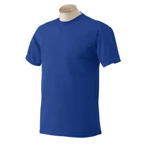 Augusta Sportswear Short Sleeve 100% Polyester Wicking Tee - Dark/All Blue, Royal