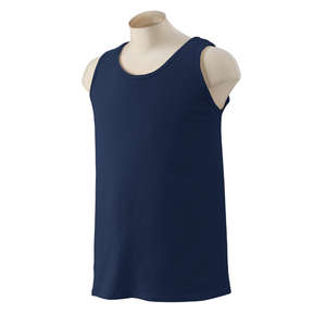 Gildan Ultra Cotton Tank - Dark/Color Blue, Navy