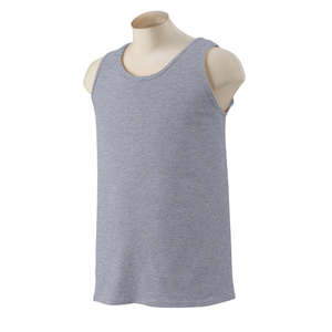 Gildan Ultra Cotton Tank - Light/Heather Gray, Sport