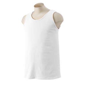 Gildan Ultra Cotton Tank - White/Neutral White