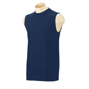Gildan Ultra Cotton Sleeveless Tee - Dark/Color Blue, Navy