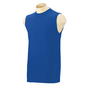 Gildan Ultra Cotton Sleeveless Tee - Dark/Color Blue, Royal