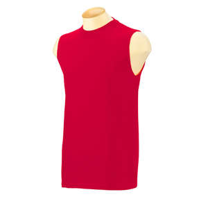 Gildan Ultra Cotton Sleeveless Tee - Dark/Color Red