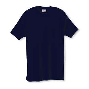Hanes Beefy-T with Pocket - Dark/Color Blue, Navy