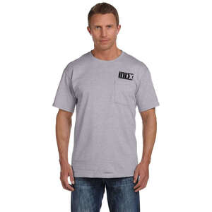 Custom Promotional Fruit of the Loom Heavy Cotton Pocket Tee - Light/Heather