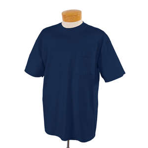 Jerzees 50/50 Pocket Tee - Dark/Color Blue, Navy