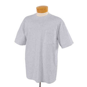 Jerzees 50/50 Pocket Tee - Light/Heather Gray, Birch