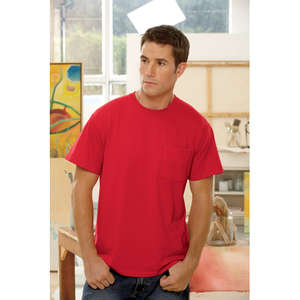 Fruit of the Loom 50/50 Pocket Tee - Dark/Color 