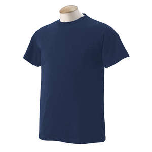 Fruit of the Loom 50/50 Pocket Tee - Dark/Color Blue, Navy