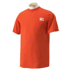 Custom Promotional Gildan Ultra Blend 50/50 Pocket Tee - Dark/Color