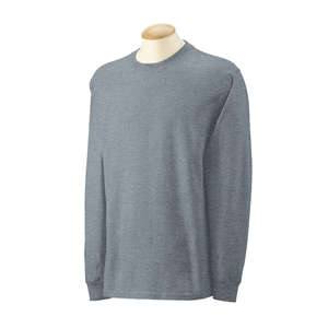 Gildan Ultra Cotton Long Sleeve Tee - Dark/Color Charcoal