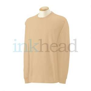 Gildan Ultra Cotton Long Sleeve Tee - Dark/Color Gold, Vegas