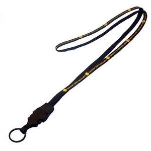 Custom Promotional Plastic Quick-Apart Ring Lanyard - (3/8)