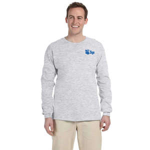 Custom Promotional Gildan Ultra Cotton Long Sleeve Tee - Light/Heather