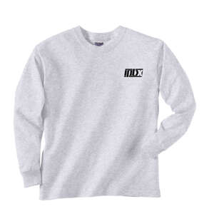 Custom Promotional Gildan Youth Ultra Cotton Long Sleeve Tee - Light/Heather