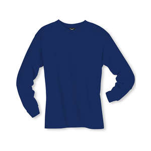 Hanes Long Sleeve Beefy-T - Dark/Color Blue, Royal
