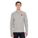 Logo Adult T-Shirts - Hanes Long Sleeve Beefy-T - Dark/Color