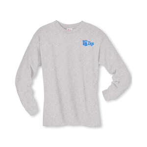 Hanes Long Sleeve Beefy-T - Light/Heather