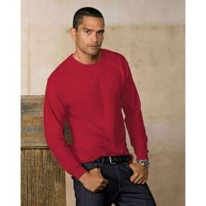 Hanes Heavyweight Cotton Long Sleeve Tee - Dark/Color