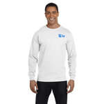 Personalized T-Shirts - Hanes Heavyweight Cotton Long Sleeve Tee - White/Neutral