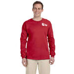 Custom Apparel - Jerzees Heavyweight Cotton Long Sleeve Tee - Dark/Color