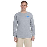 Personalized Promotional Products - Jerzees Heavyweight Cotton Long Sleeve Tee - Light/Heather