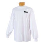 Logo T-Shirts - Jerzees Heavyweight Cotton Long Sleeve Tee - White/Neutral