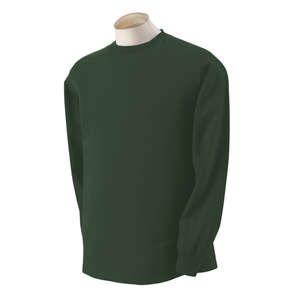 Fruit of the Loom Heavy Cotton Long Sleeve Tee - Dark/Color Green, Forest