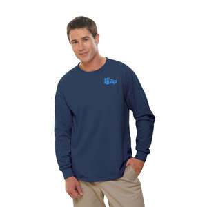 Fruit of the Loom Heavy Cotton Long Sleeve Tee - Dark/Color 