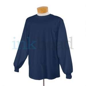Jerzees Youth 50/50 Long Sleeve Tee - Dark/Color 