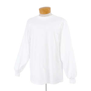 Jerzees Youth 50/50 Long Sleeve Tee - White/Neutral White
