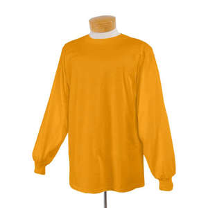 Jerzees 50/50 Long Sleeve Tee - Dark/Color Gold