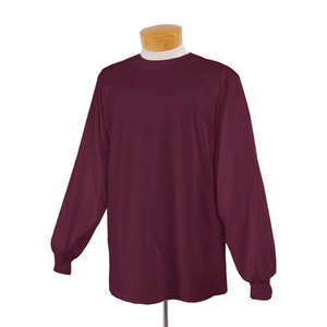 Jerzees 50/50 Long Sleeve Tee - Dark/Color Maroon