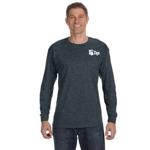 Custom Promotional Jerzees 50/50 Long Sleeve Tee - Dark/Color