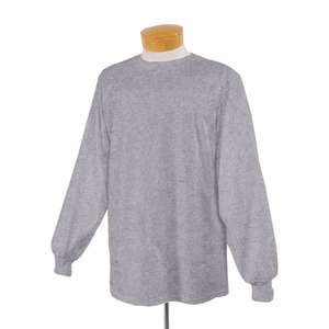 Jerzees 50/50 Long Sleeve Tee - Light/Heather Gray, Oxford