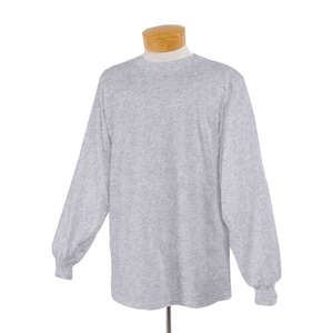 Jerzees 50/50 Long Sleeve Tee - Light/Heather Gray, Birch