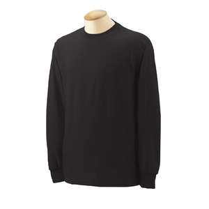 Gildan Ultra Blend Long Sleeve Tee - Dark/Color Black