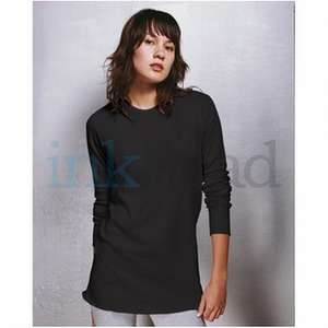 American Apparel Unisex Long Sleeve Thermal Tee - Dark/Color 