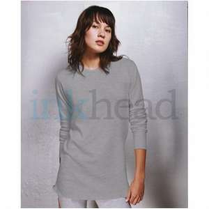 American Apparel Unisex Long Sleeve Thermal Tee - Dark/Color 