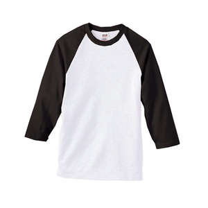 Anvil 3/4-Length Raglan Sleeve Baseball Tee - White/Neutral