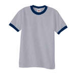 Personalized Ringer T-Shirts - Anvil Ringer Tee - Light/Heather