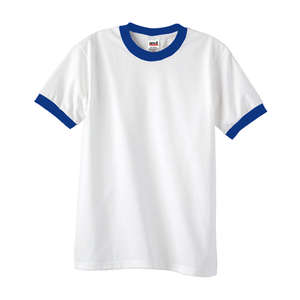 Anvil Ringer Tee - White/Neutral White/Blue, Royal