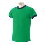 Business Adult T-Shirts - Gildan Cotton Ringer Tee - Dark/Color