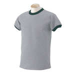 Promotional Ringer T-Shirts - Gildan Cotton Ringer Tee - Light/Heather