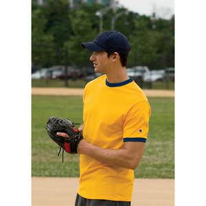 Champion Tagless Ringer Tee - Dark/Color 