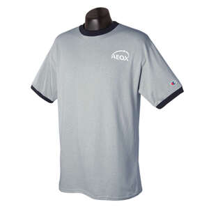 Custom Promotional Champion Tagless Ringer Tee - Light/Heather