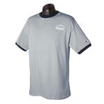 Custom Ringer T-Shirts - Champion Tagless Ringer Tee - Light/Heather