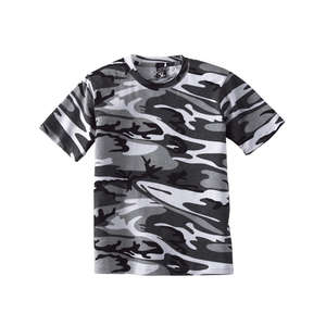 LA T Youth Camouflage Tee - Dark/All Camouflage, Urban Woodland