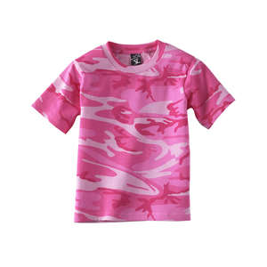 LA T Youth Camouflage Tee - Dark/All Camouflage, Pink