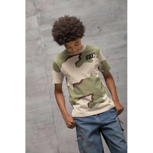 LA T Youth Camouflage Tee - Dark/All